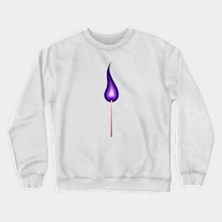 Violet Fire Crewneck Sweatshirt